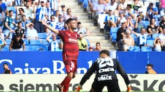 Jose Angel Carmona durante un partido con el Sevilla.