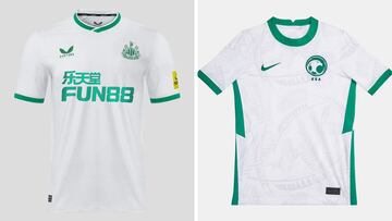 Newcastle United (Castore) - Saudi Arabia (Nike)