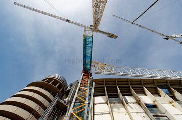 Nuevas imágenes: las obras del estadio Santiago Bernabéu avanzan a buen ritmo