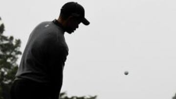 Tiger Woods, en la ronda de prácticas.