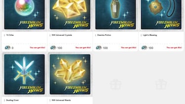 Todas las recompensas y misiones de Fire Emblem Heroes en My Nintendo