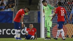 La sincera respuesta de Medel sobre volver a jugar desgarrado