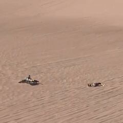 La terrible caída que sacó del podio a Pablo Quintanilla