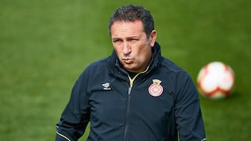 Eusebio Sacrist&aacute;n, entrenador del Girona