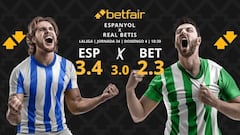 RCD Espanyol vs. Real Betis: horario, dónde ver, pronósticos y clasificación