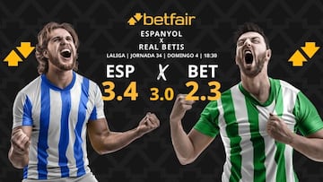 RCD Espanyol vs. Real Betis: horario, dónde ver, pronósticos y clasificación