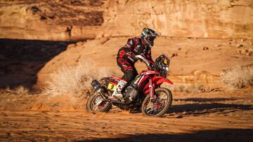 Ricky Brabec con la Honda.