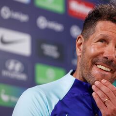 Simeone: “Correa empezará de inicio y no me imagino otra cosa que no sea que haga un buen partido”