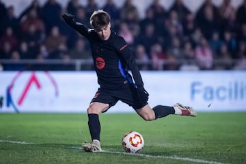 Pablo Torre viene de marcar con el Barça en su último partido, en la Copa del Rey.