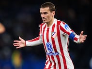 El francés puso la falta en la escuadra y Germán no pudo ni moverse.