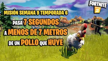 &iquest;D&oacute;nde encontrar pollos y c&oacute;mo hacer que huyan Fortnite Temporada 6?