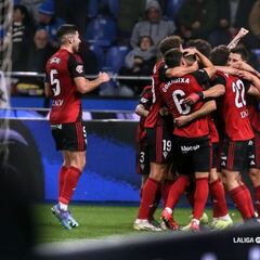 Aprobados en el Mirandés: exhibición en Riazor para despedir 2024
