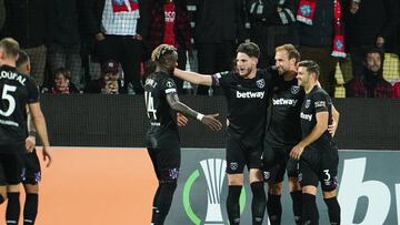 SILKEBORG, DENMARK - SEPTEMBER 15: LIVE image from the UEFA Conference League Group B match between Silkeborg IF and West Ham United at Jysk Park on September 15, 2022 in Silkeborg, Denmark. (Photo by Lars Ronbog / FrontZoneSport via Getty Images)