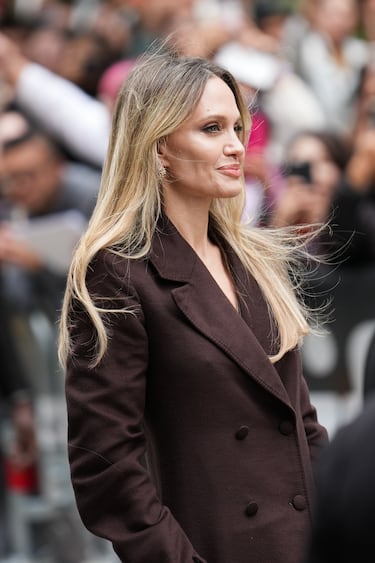 Angelina Jolie posa en la alfombra roja de los 50º Festival Internacional de Cine de Toronto.