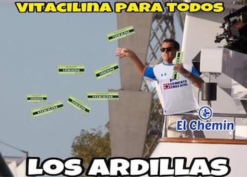 Los memes celebran al Cruz Azul y acaban con Monterrey