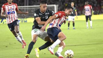 Junior y Cali empataron 2-2 en el MEtropolitano por la segunda fecha de los cuadrangulares de la Liga BetPlay.