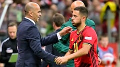 Roberto Martínez: “Hazard no está muy en forma, es evidente”