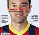 Iniesta y Xavi, inseparables en la portada de la revista 'So Foot'