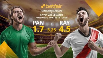 Panathinaikos vs. Rayo Vallecano: alineaciones, horario, TV, estadísticas y pronósticos