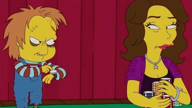 La actriz de ‘El muñeco diabólico’ que sigue ganando millones cada año gracias a ‘Los Simpson’
