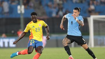 Davinson Sánchez, autocrítico tras la derrota con Uruguay