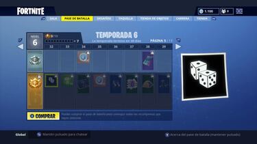 Fortnite Battle Royale: Todos los skins y recompensas del Pase de Batalla de la Temporada 6