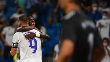 Así fue la charla entre Vinicius y Benzema antes de su golazo