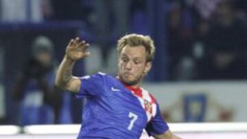 Rakitic, en un partido reciente con su selección