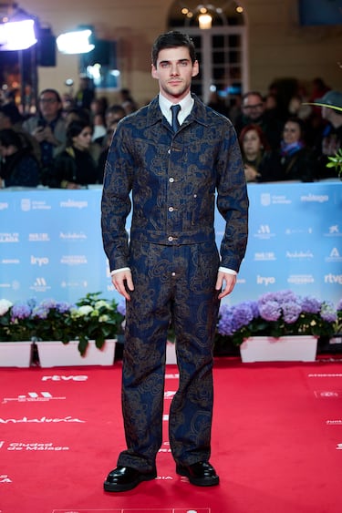 Álvaro Rico en la alfombra roja.