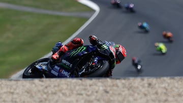 Fabio Quartararo en el Gran Premio de Republica Checa.
