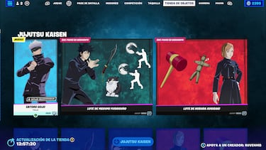 Cómo conseguir todas las nuevas skins de Jujutsu Kaisen en Fortnite