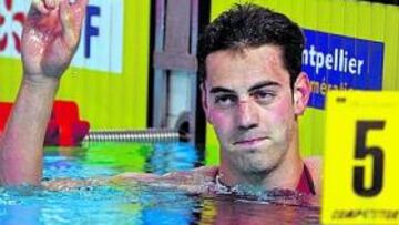 <b>LA SEGUNDA. </b>Rafa Muñoz hace el gesto de la victoria. El español marcó una histórica segunda marca.