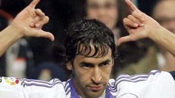 <b>DOS MÁS.</b> Raúl abrió y cerró el marcador del Real Madrid y ya suma ocho goles en la Liga.