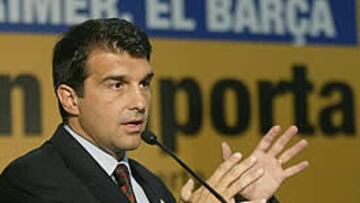 <b>PRIORIDAD</b>. La campaña electoral de Joan Laporta se ha centrado en David Beckham y reconoce que el Barça tiene que tener a una persona de su magnitud.