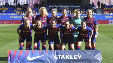 Jugadoras del Bar&ccedil;a Femenino. 