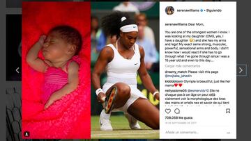 Su hija y el tenis: las dos grandes pasiones de Serena Williams, que vuelve a las pistas tras su baja de maternidad.