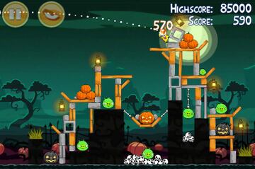 Captura de pantalla - Angry Birds Seasons Ham&#039;O&#039;Ween (IPHO)