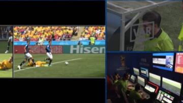 Griezmann marcó de penalti tras la primera aparición del VAR