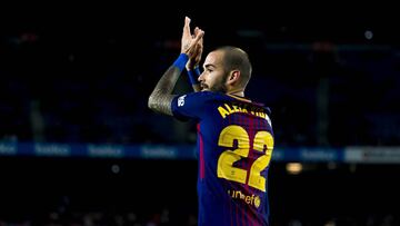 29/11/17 Partido correspondiente a la vuelta de dieciseisavos de final de la Copa del Rey 
 BARCELONA - REAL MURCIA 
 ALEIX VIDAL