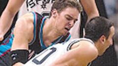 Impotencia de Gasol ante un gran Duncan