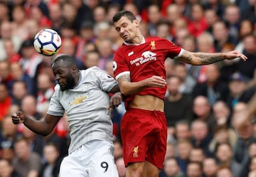 Manchester United's Romelu Lukaku was kept quiet by Dejan Lovren and the hard-working Liverpool side.