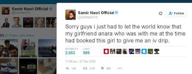 Samir Nasri's Twitter account hacked