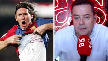 La charla de Roncero con Messi el día que se lo encontró cara a cara en un restaurante