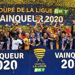 Keylor Navas y Sarabia le dan la Copa de la Liga al PSG