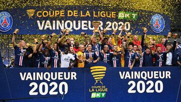 Keylor Navas y Sarabia le dan la Copa de la Liga al PSG