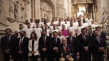 La ofrenda del Sevilla.