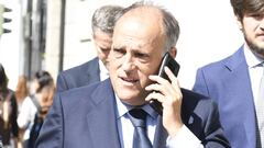 Almuerzo Tebas-Pedro Sánchez con el 'Plan Miami' de fondo