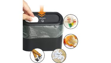 Ni limpiadores, ni cepillos: el minicubo de basura imprescindible para mantener tu coche limpio