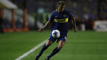 Edwin Cardona fue la gran figura en el empate ante Banfield.