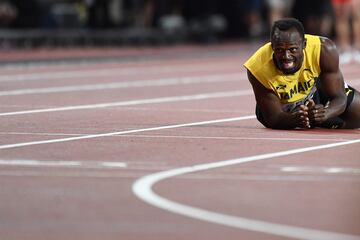 Lesión de Usain Bolt en el 4X100.